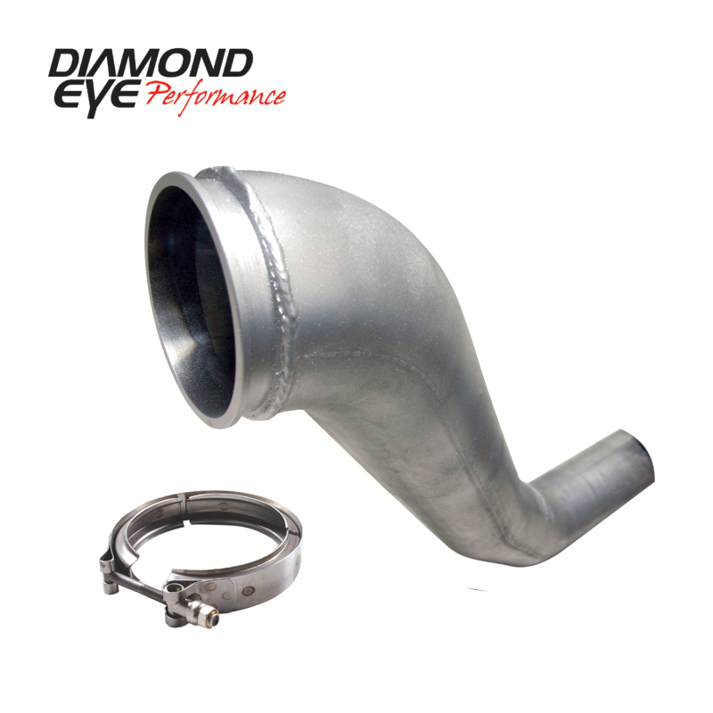 Dodge 2500 Performance Exhaust - Diamond Eye Performance - Downpipe HX40 Turbo-Direct Flange with V-Band Clamp - `94-`02
